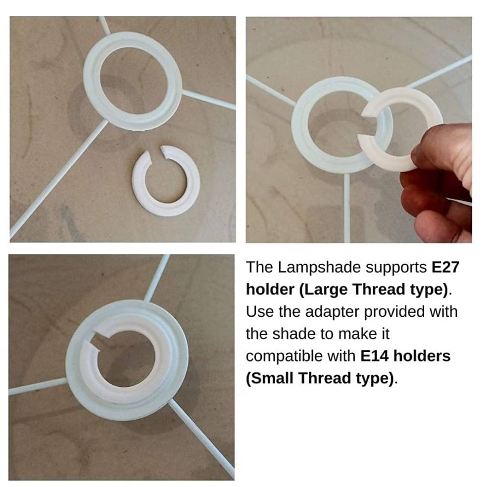 Pleaded Cone Lampshade